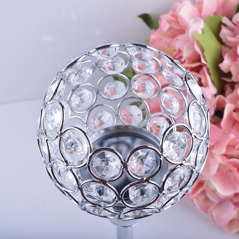 Luxury Tall Crystal Candle Holders - Image 5