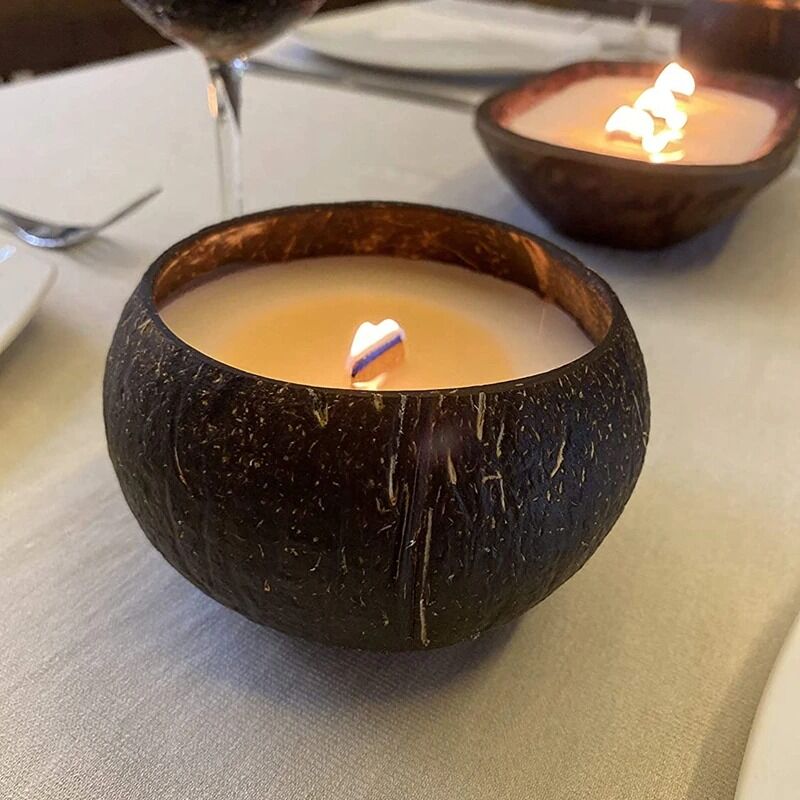 Pragmism Coconut Shell Candles