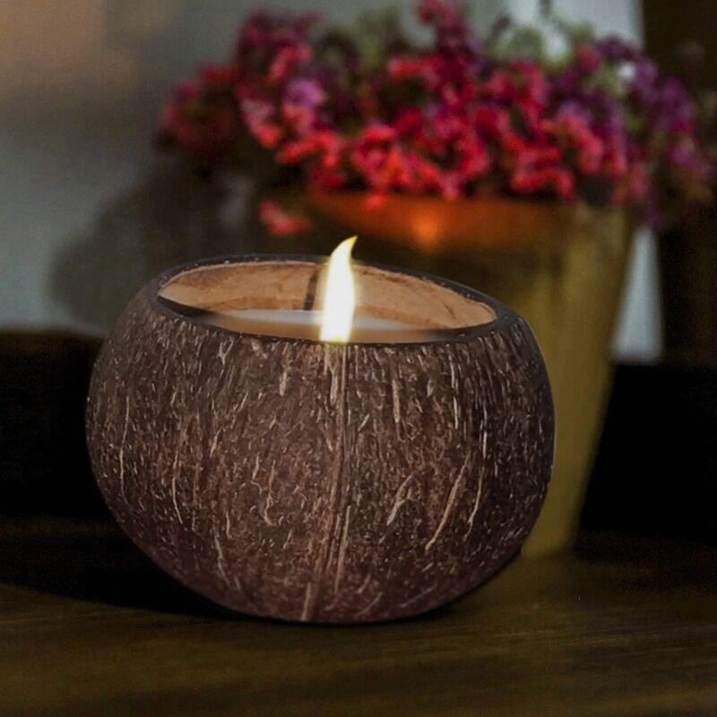 Pragmism Coconut Shell Candles